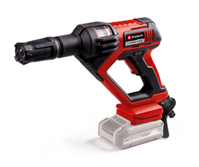 The Einhell cordless pressure cleaning gun HYPRESSO on a white background, battery not included.