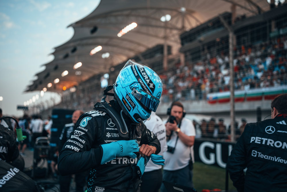 Pilot de Formula 1 de la Mercedes.