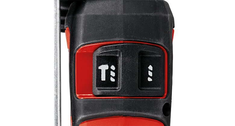  adjustable depth stop of a driller